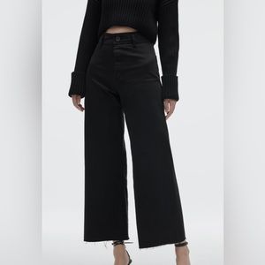 Zara - The Marine Straight Jeans in Pure Black